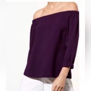 Aritzia Babaton Rodrigo Off Shoulder Blouse